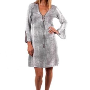 Fitted Swing Dress (Taupe) - S